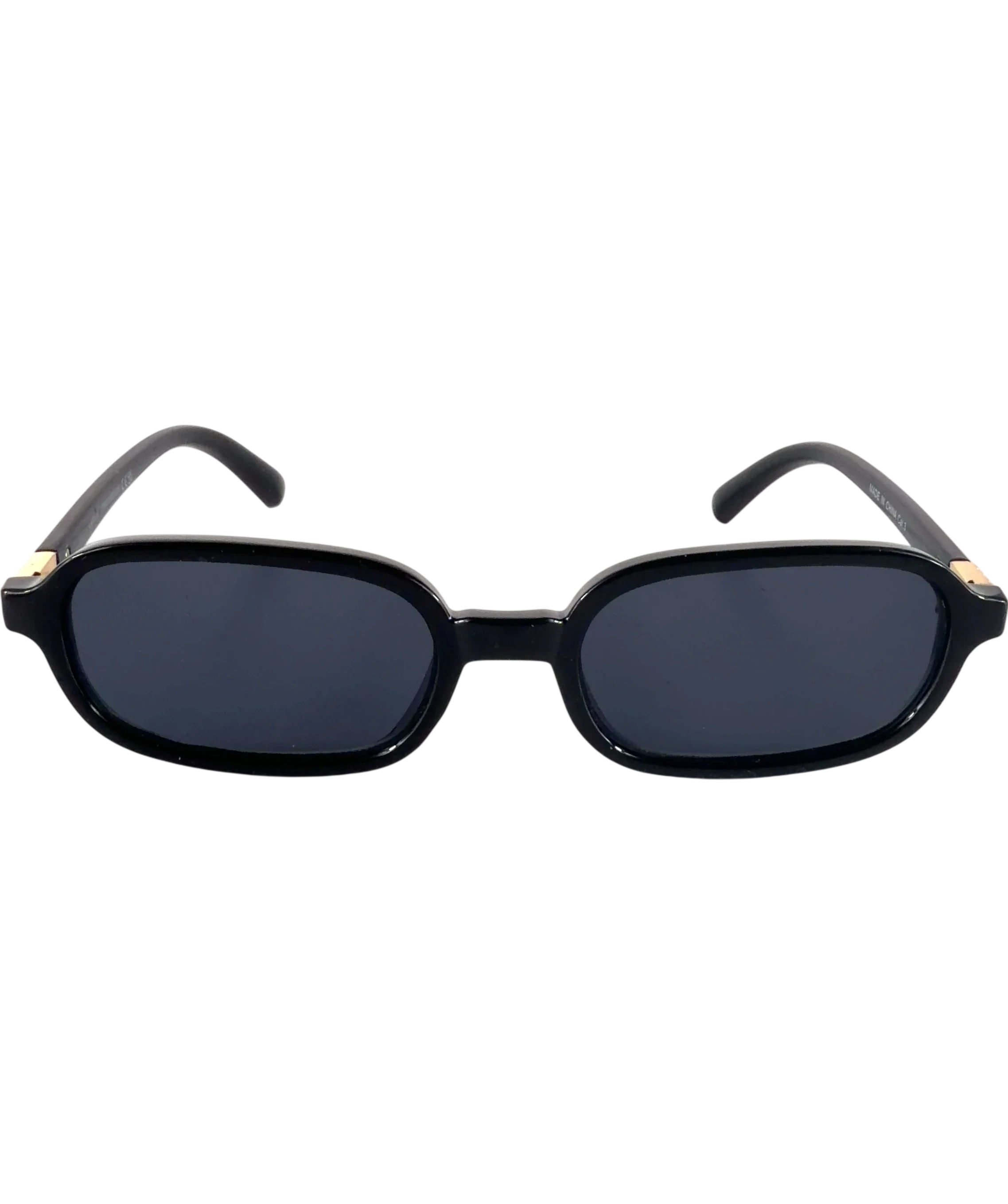 Lefties Black Small Rectangular Glasses — front