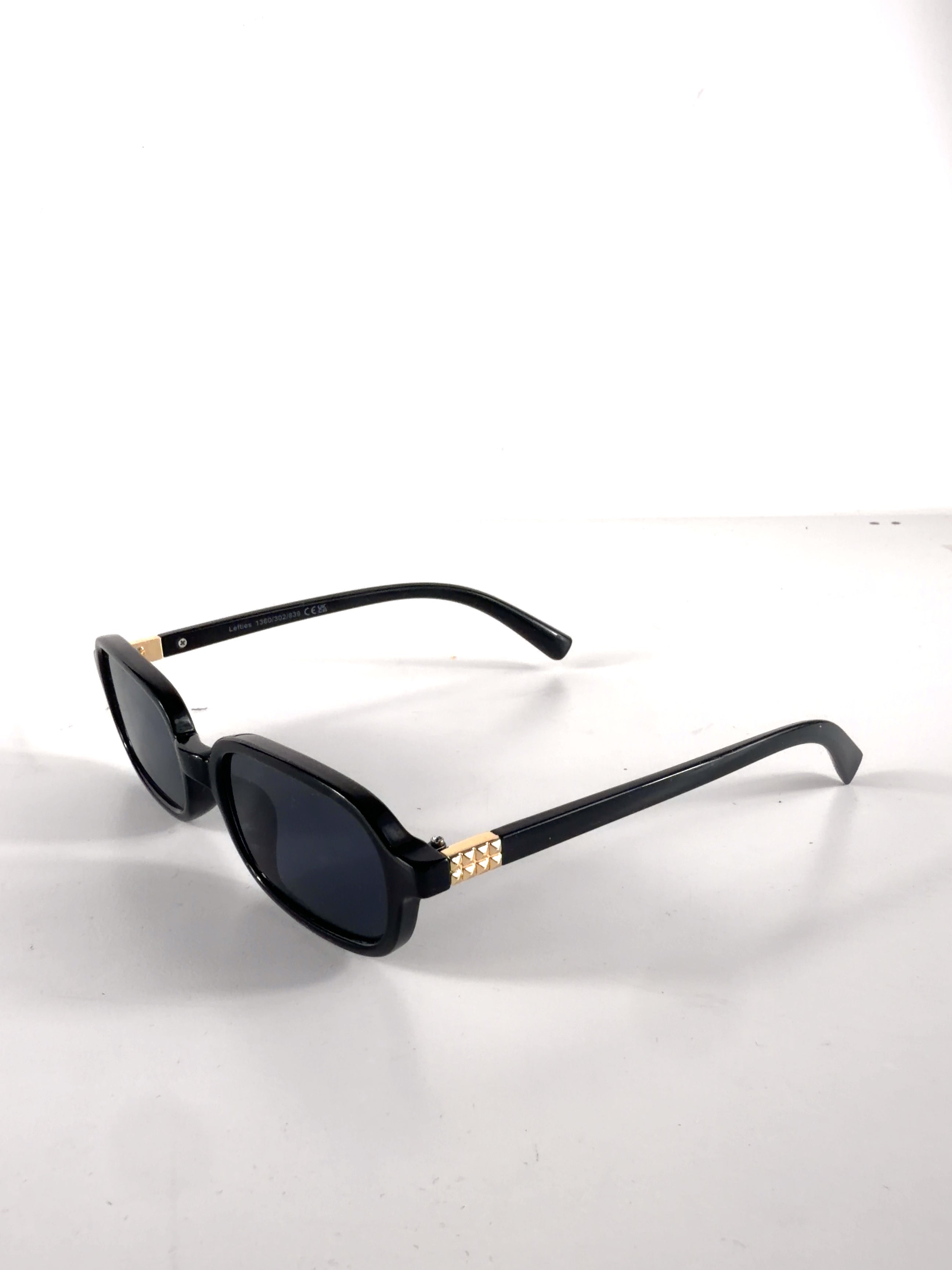 Lefties Black Small Rectangular Glasses — back