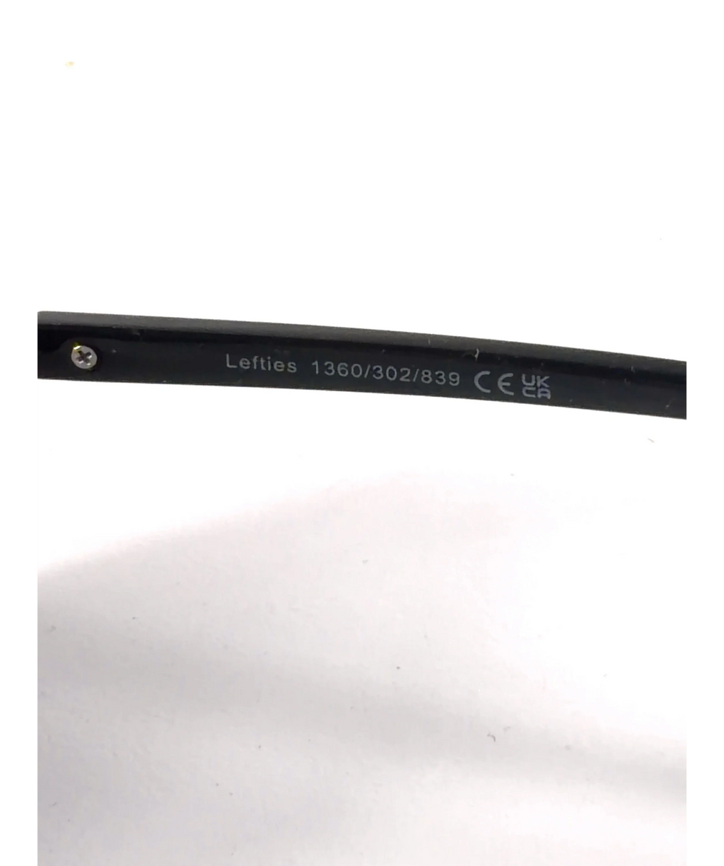 Lefties Black Small Rectangular Glasses — detail