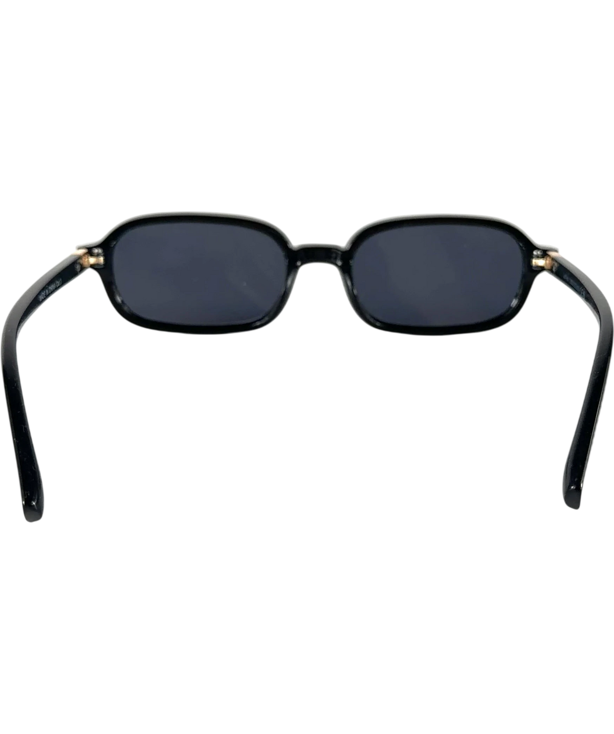 Lefties Small Rectangular Glasses Black Metallic — Extra shot