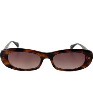 Gigi Studios Piper Brown Oval Sunglasses