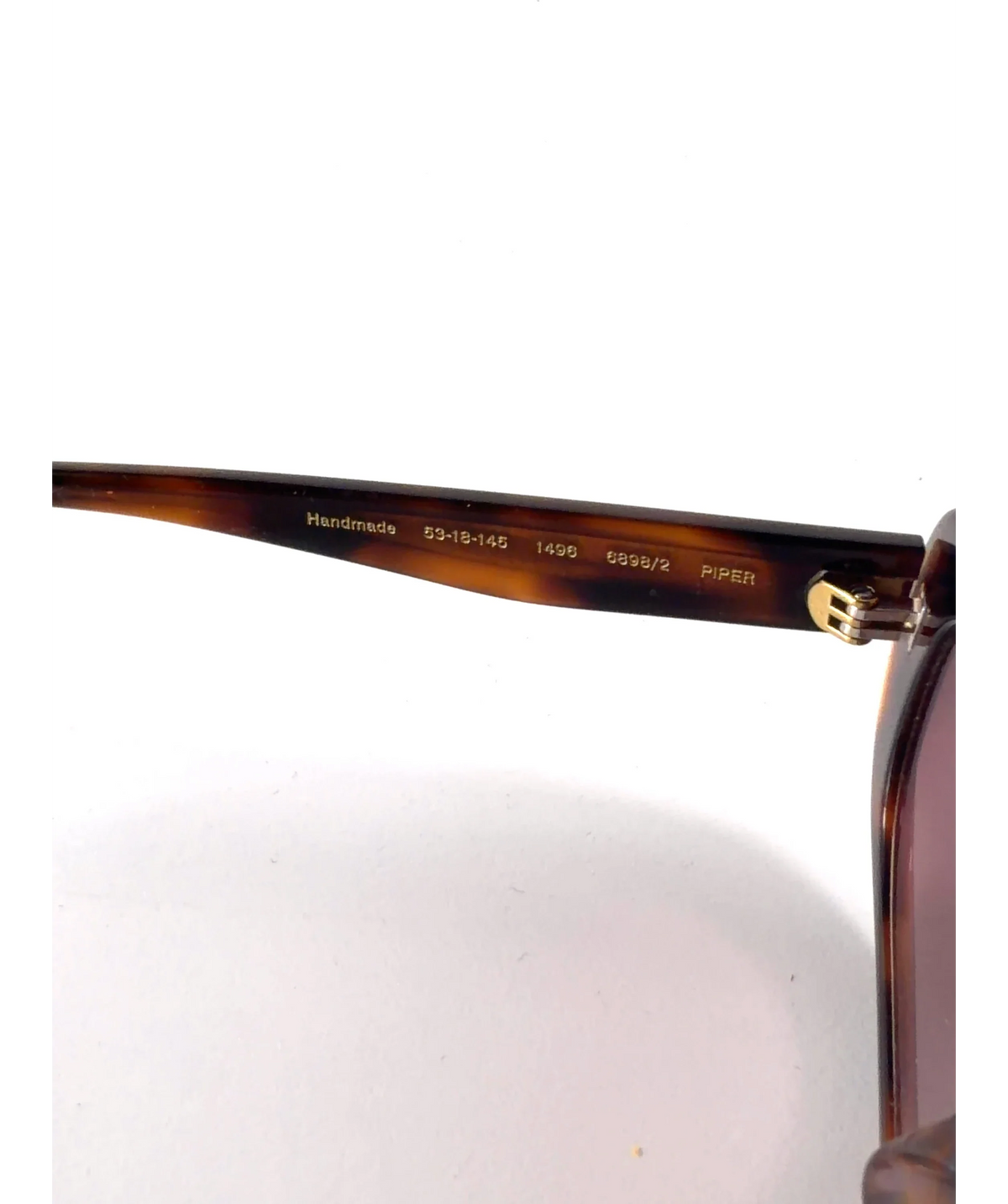 Gigi Studios tortoiseshell Piper — label