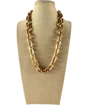 Arrange Chunky Metallic Chain Necklace