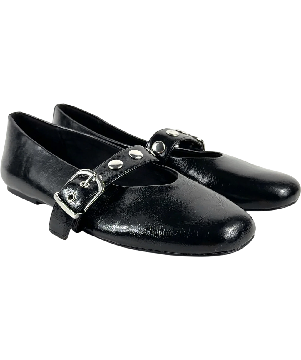 Lefties Black Colour, size UK 6 EU 39 👠 — front