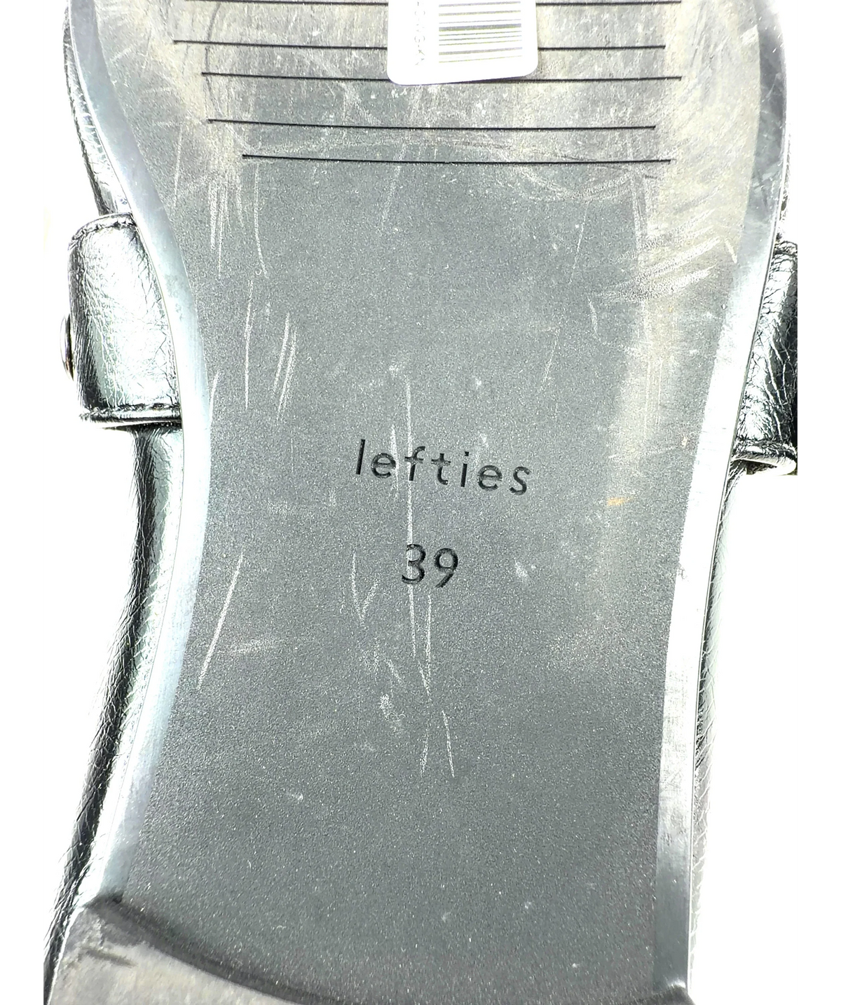 Lefties Black Buckle Flats UK 6 — Materials