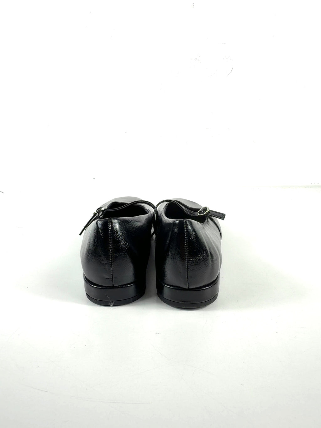 NA-KD Black Strap Detail Ballerinas / Mary Jane Flats, size UK 5 EU 38 👠 — back