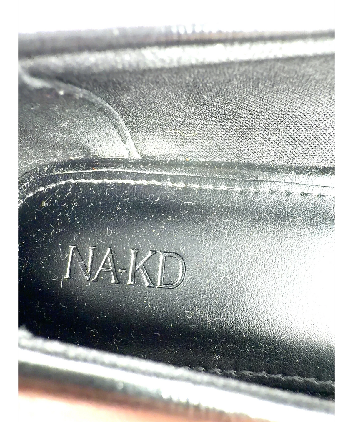 NA-KD Strap Detail Ballerinas Black Square Toe UK 5 — Brand