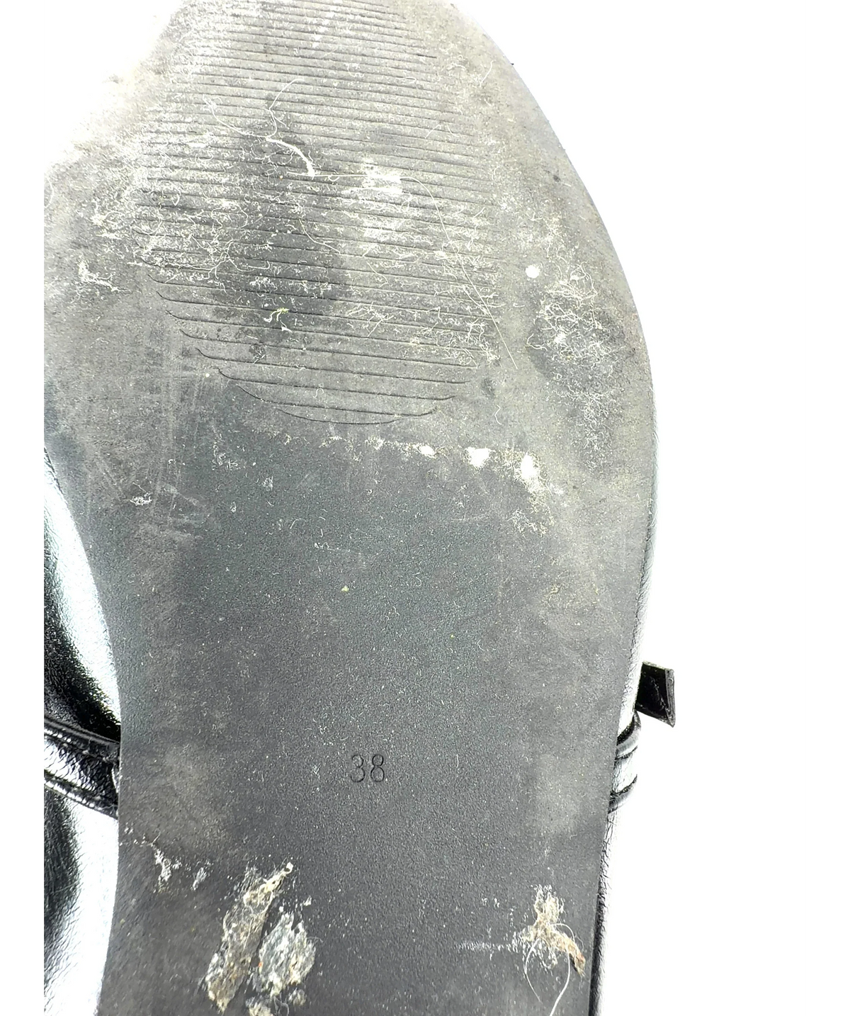 NA-KD Strap Detail Ballerinas Black Square Toe UK 5 — Size