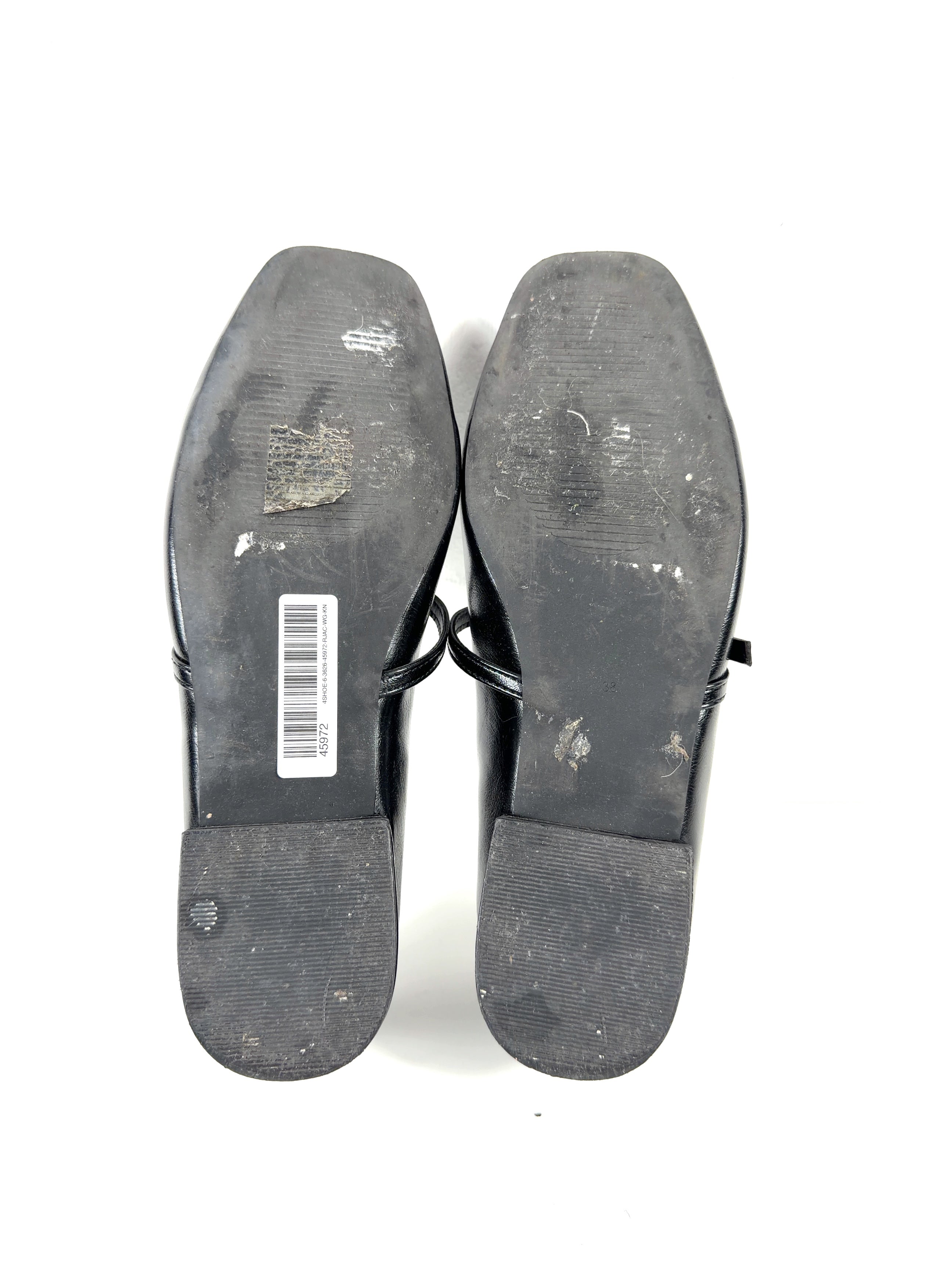 NA-KD Black Strap Detail Ballerinas / Mary Jane Flats, size UK 5 EU 38 👠 — additional view