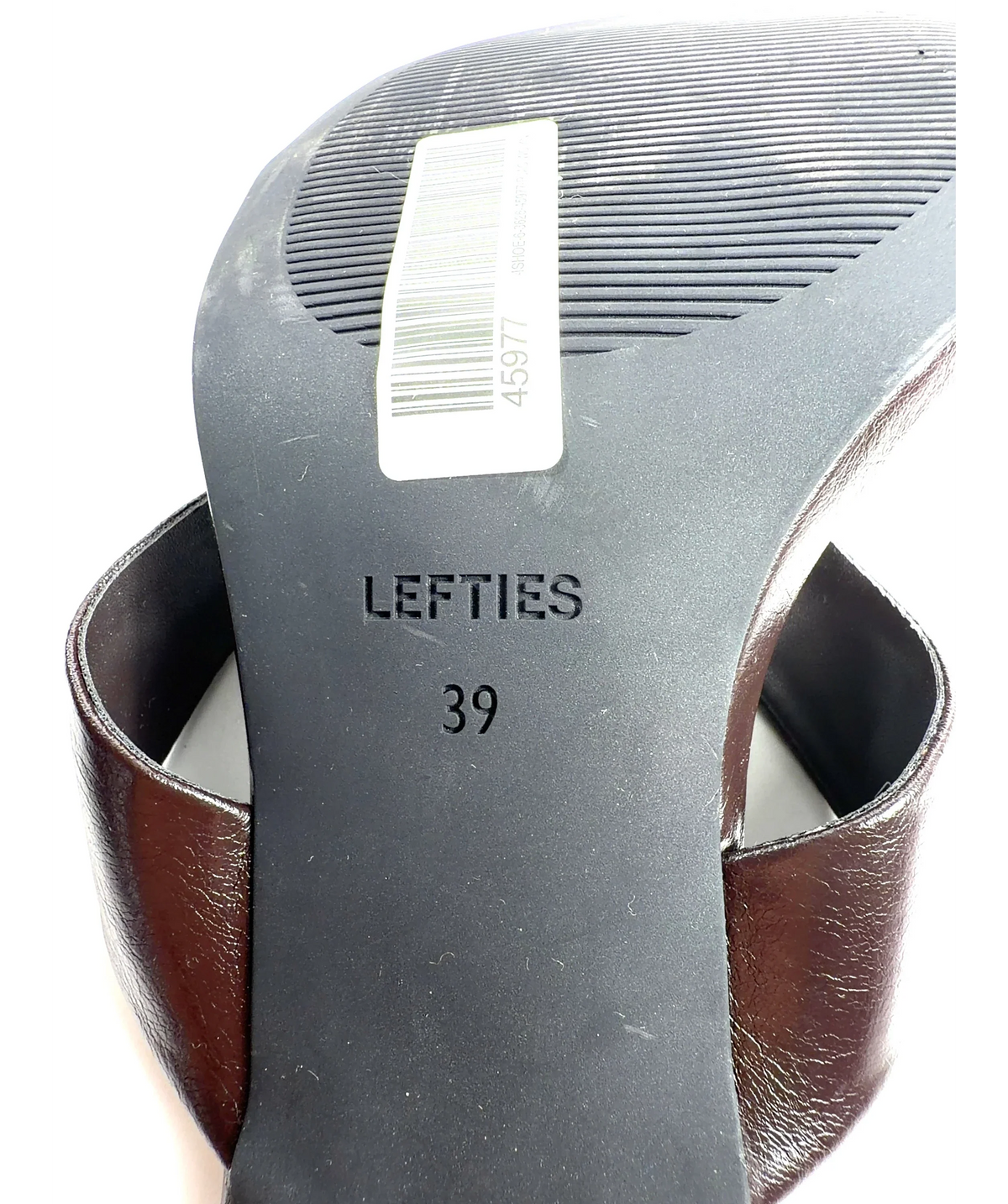 Lefties Brown Thong Kitten Heel Sandal UK 6 — Brand
