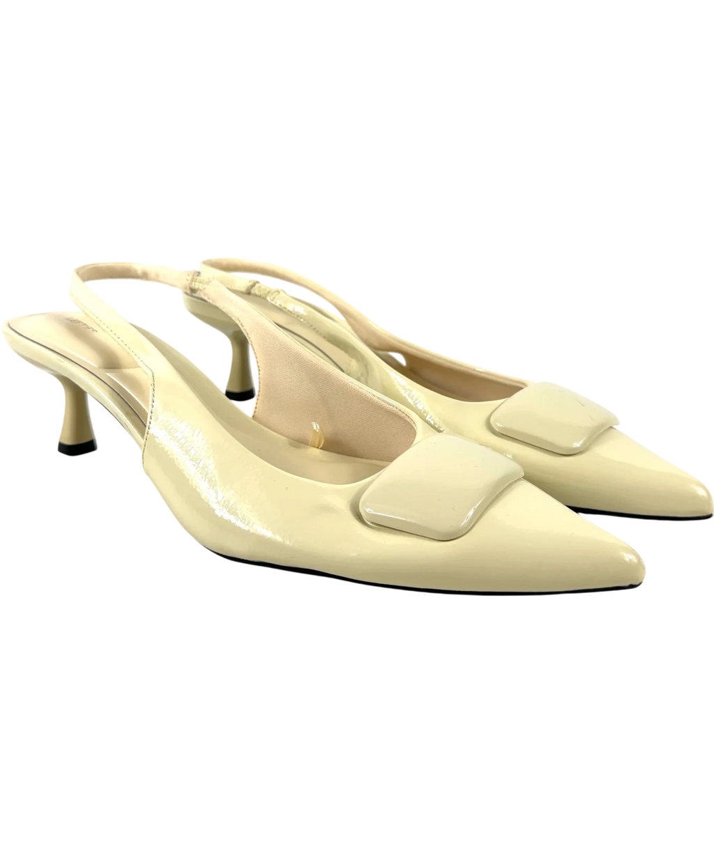 Lefties cream Colour, size UK 6 EU 39 👠 — front