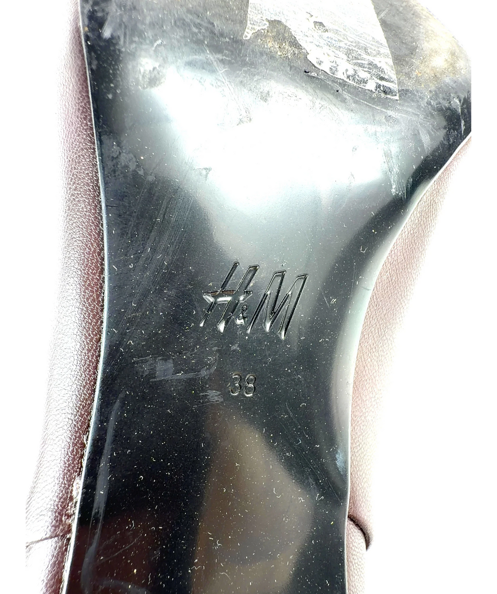 H&M Dark Brown Pointed Knee-High Boots UK 5 — Size