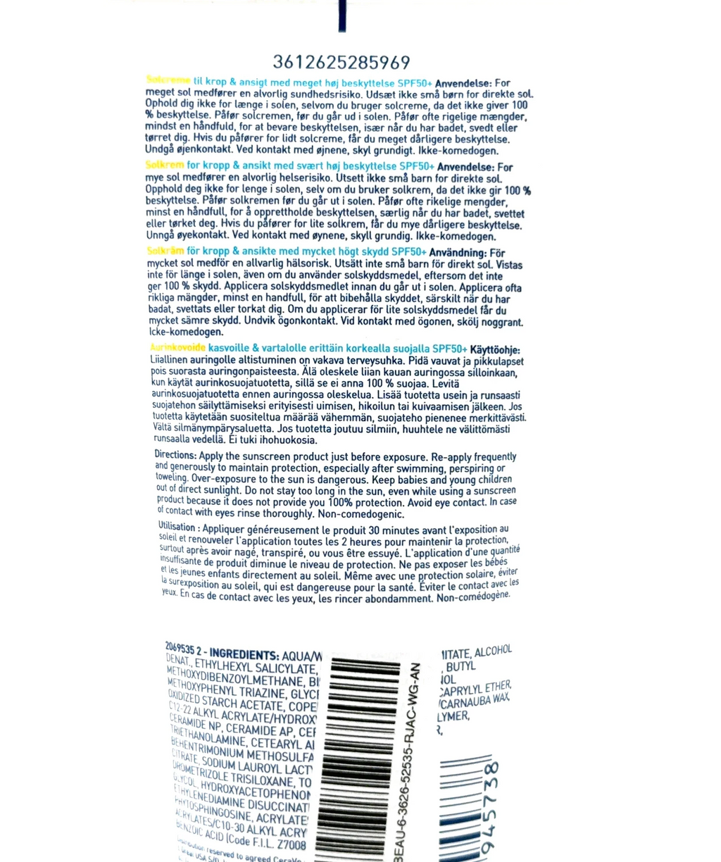 Cerave Invisible Hydrating Sunscreen, size 177ml — fabric detail