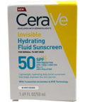 Cerave Invisible Hydrating Fluid Sunscreen SPF 50, size 50ml — front