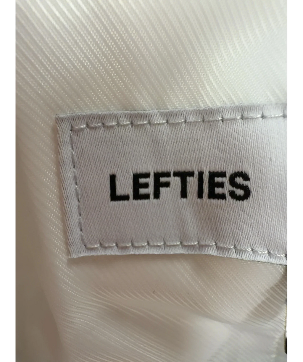Lefties White White Tailored Flap Pocket Basic Blazer, size UK S — additional view