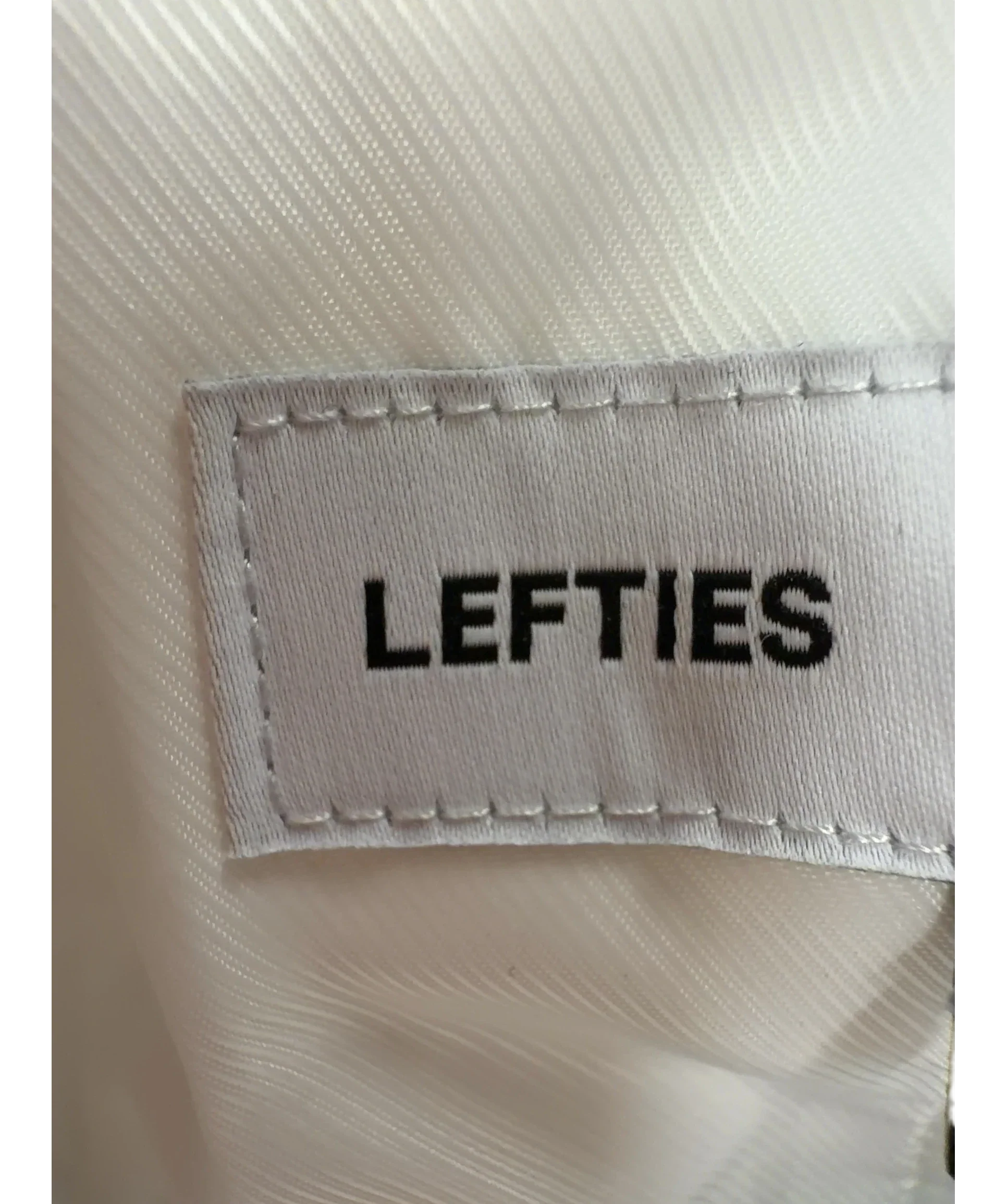 Lefties White White Tailored Flap Pocket Basic Blazer, size UK S — additional view