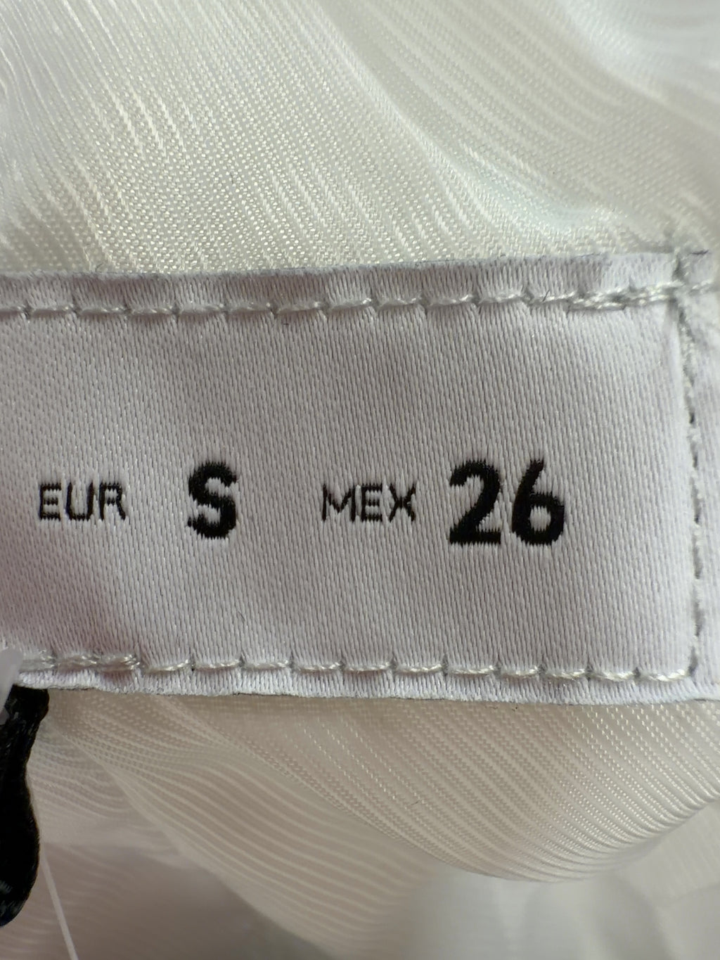 Lefties White White Tailored Flap Pocket Basic Blazer, size UK S — view 8