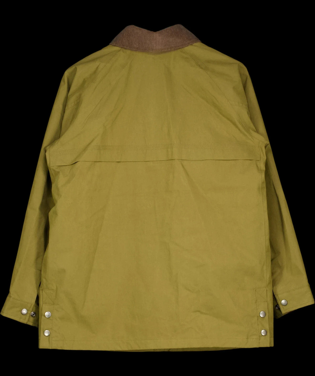 Timberland Green Wenham Waterproof Barn Coat Dark Olive Green, size UK M — care label
