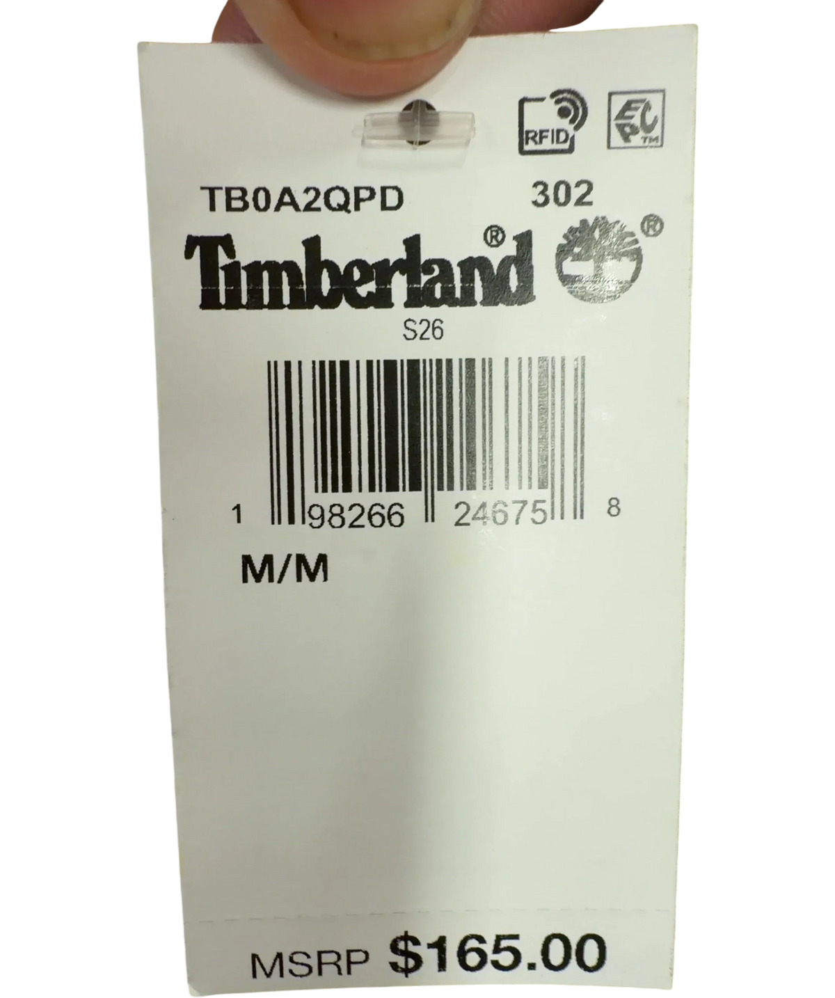 Timberland Green Wenham Waterproof Barn Coat Dark Olive Green, size UK M — fabric detail