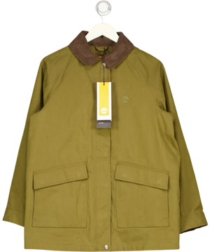 Timberland Wenham Waterproof Barn Coat Dark Olive Green UK M