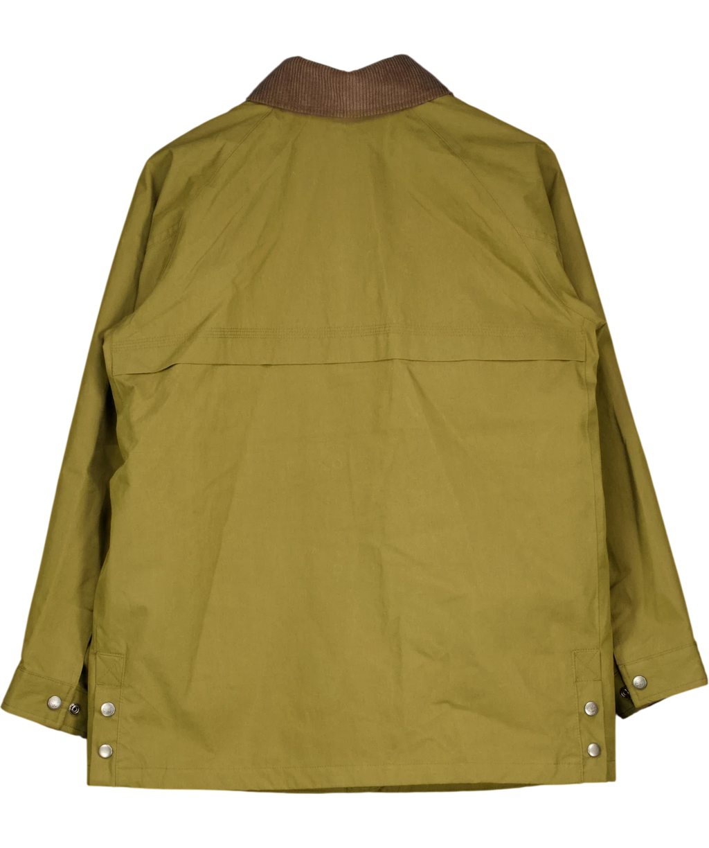 Timberland Green Wenham Waterproof Barn Coat Dark Olive Green, size UK M — back