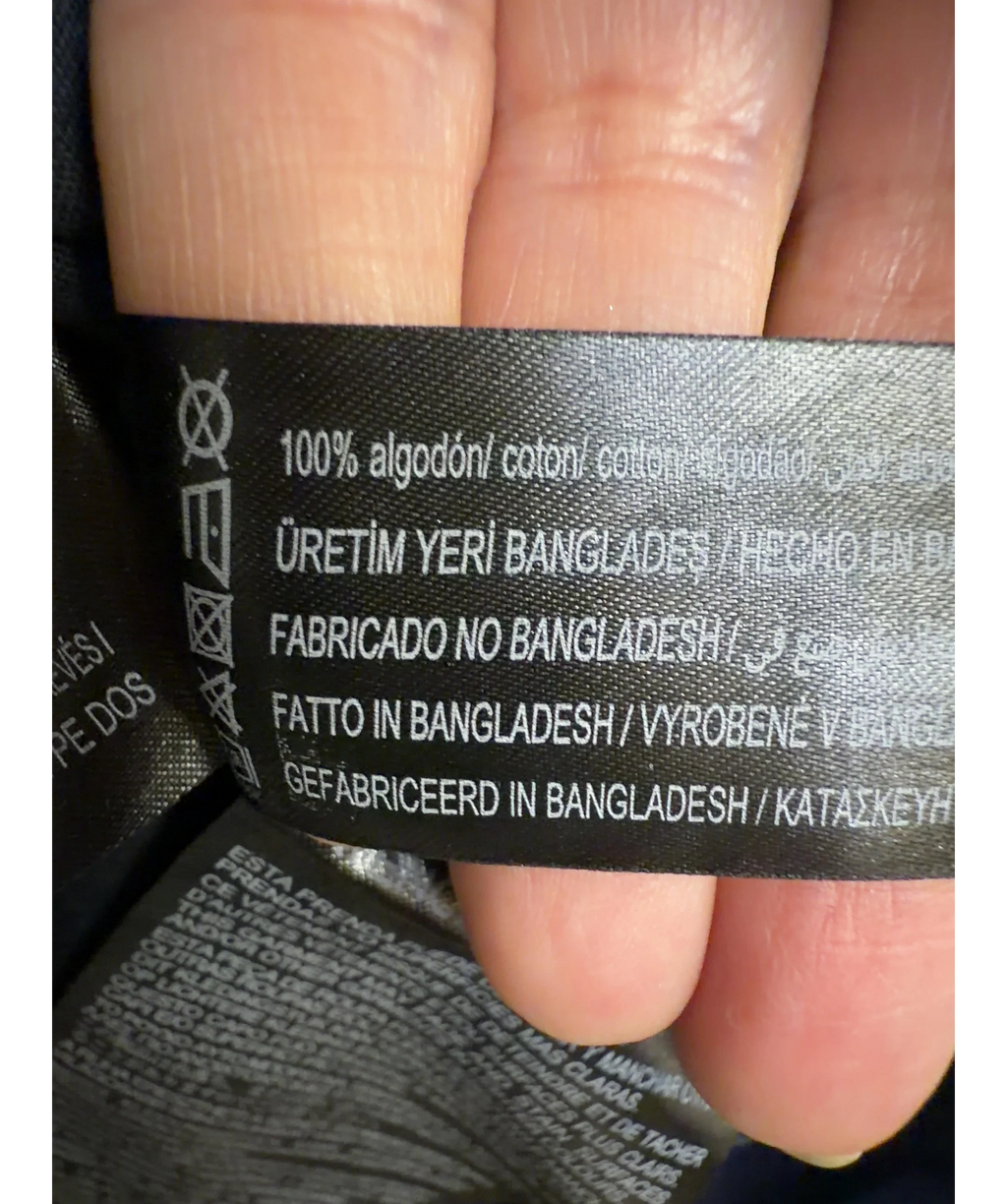 Lefties dark blue Colour, size UK S — label