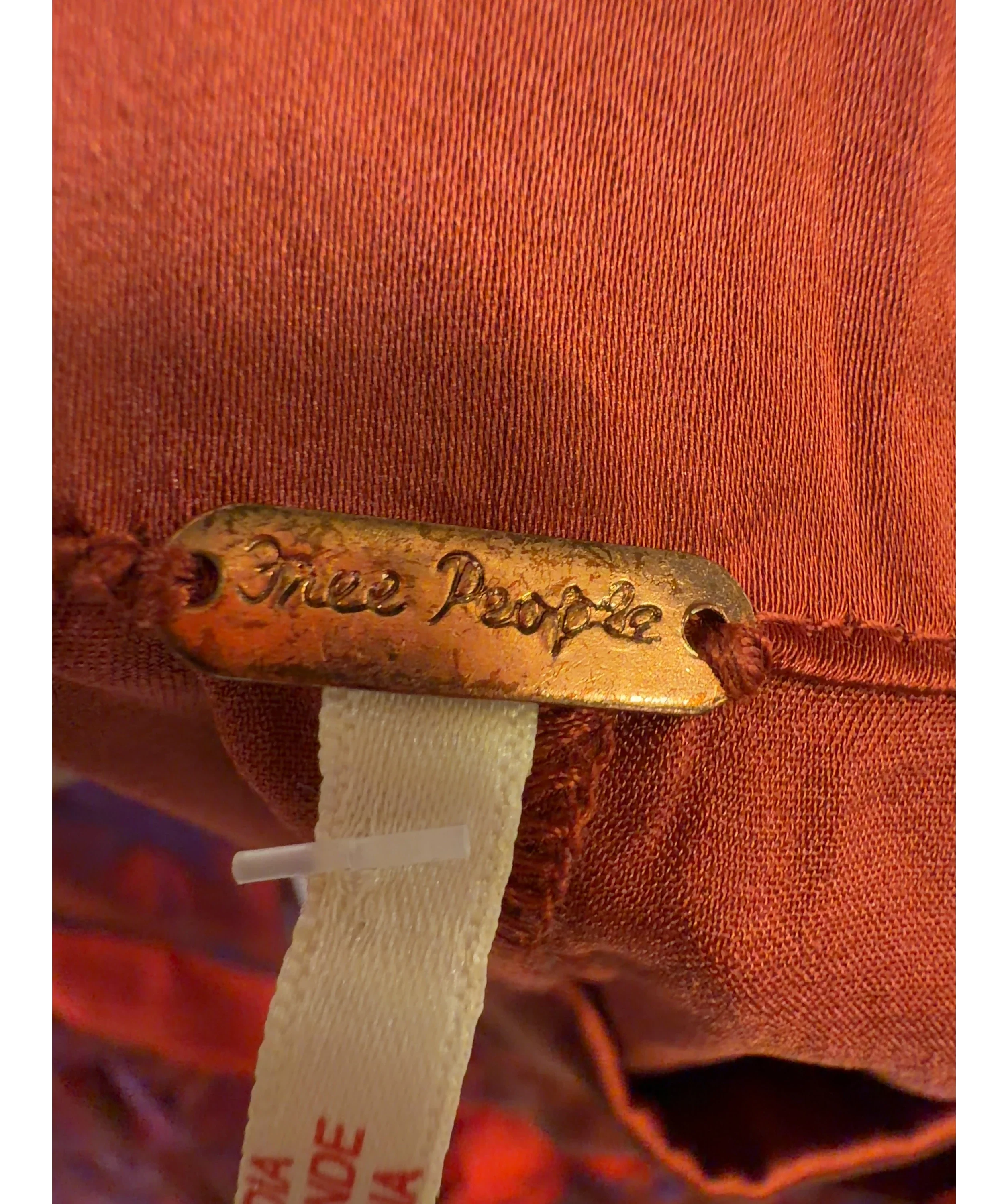 Free People Red Colour, size UK S — detail