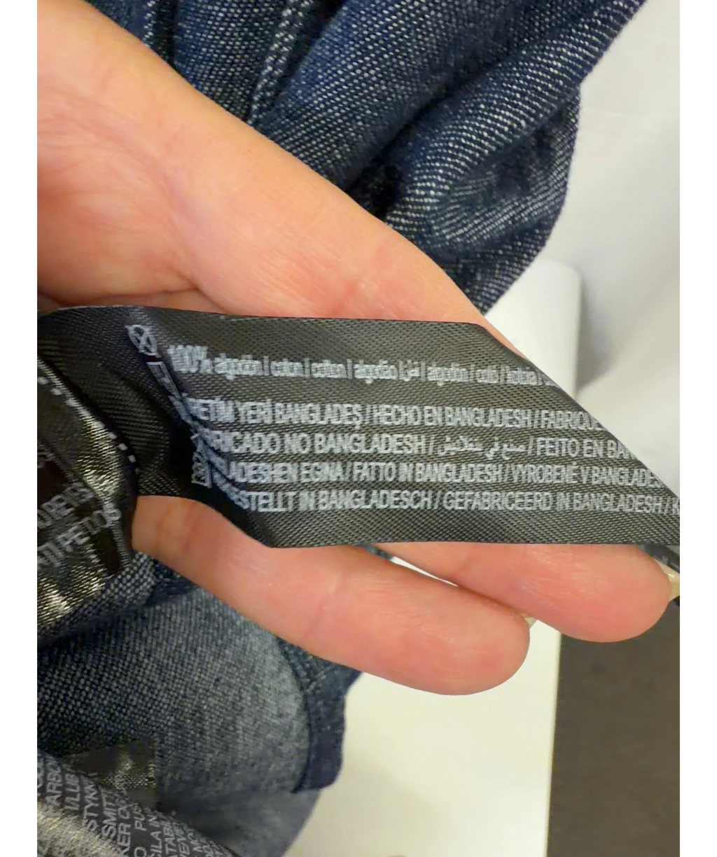 Lefties Blue Colour, size UK S — label
