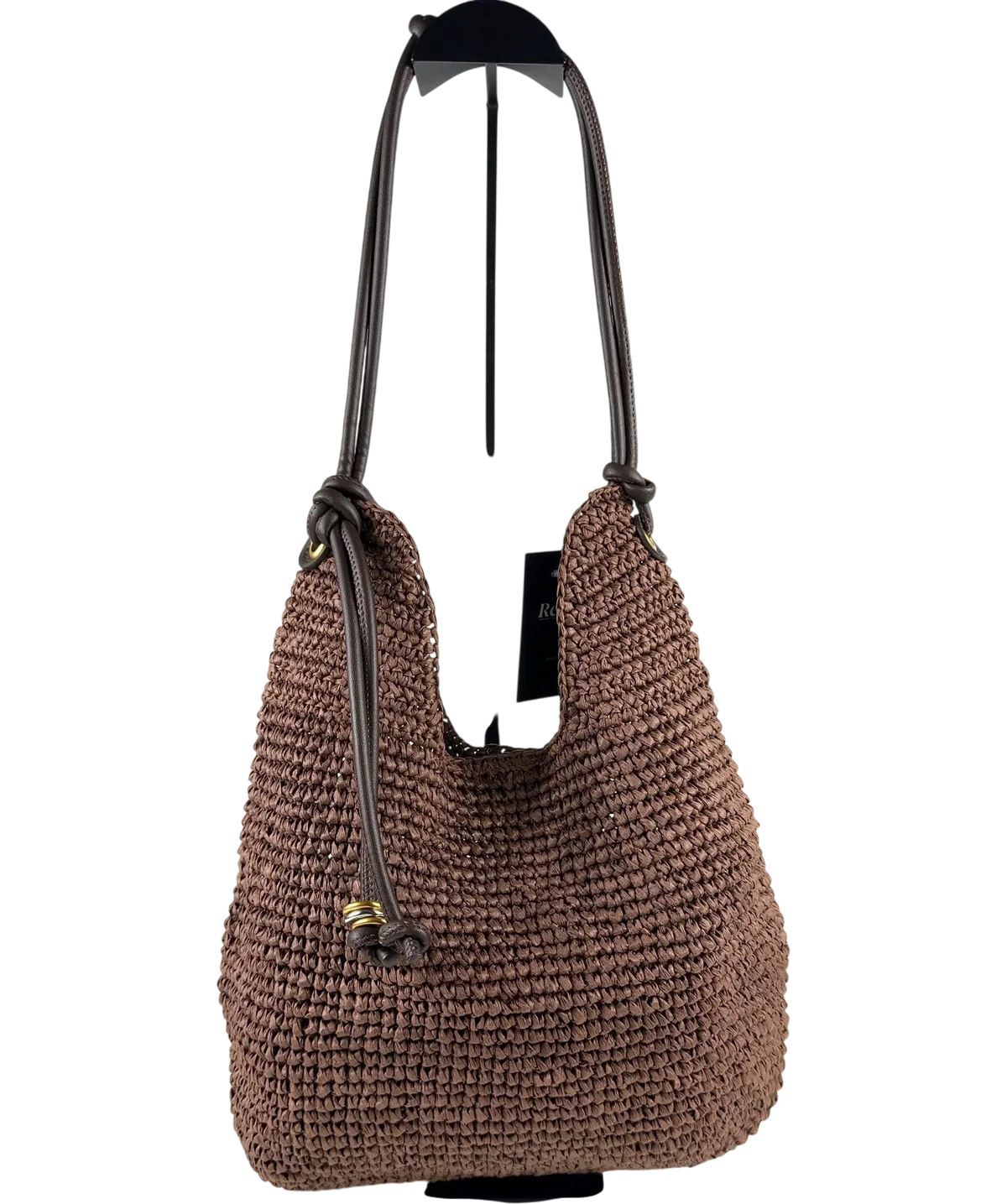 Unbranded Brown Hobo Bag — back