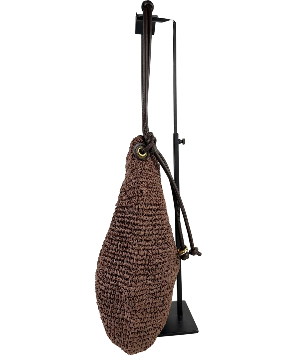 Unbranded Brown Hobo Bag — detail