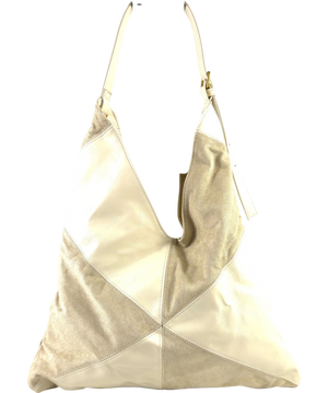 Lefties Beige And Cream Shoulder Bag