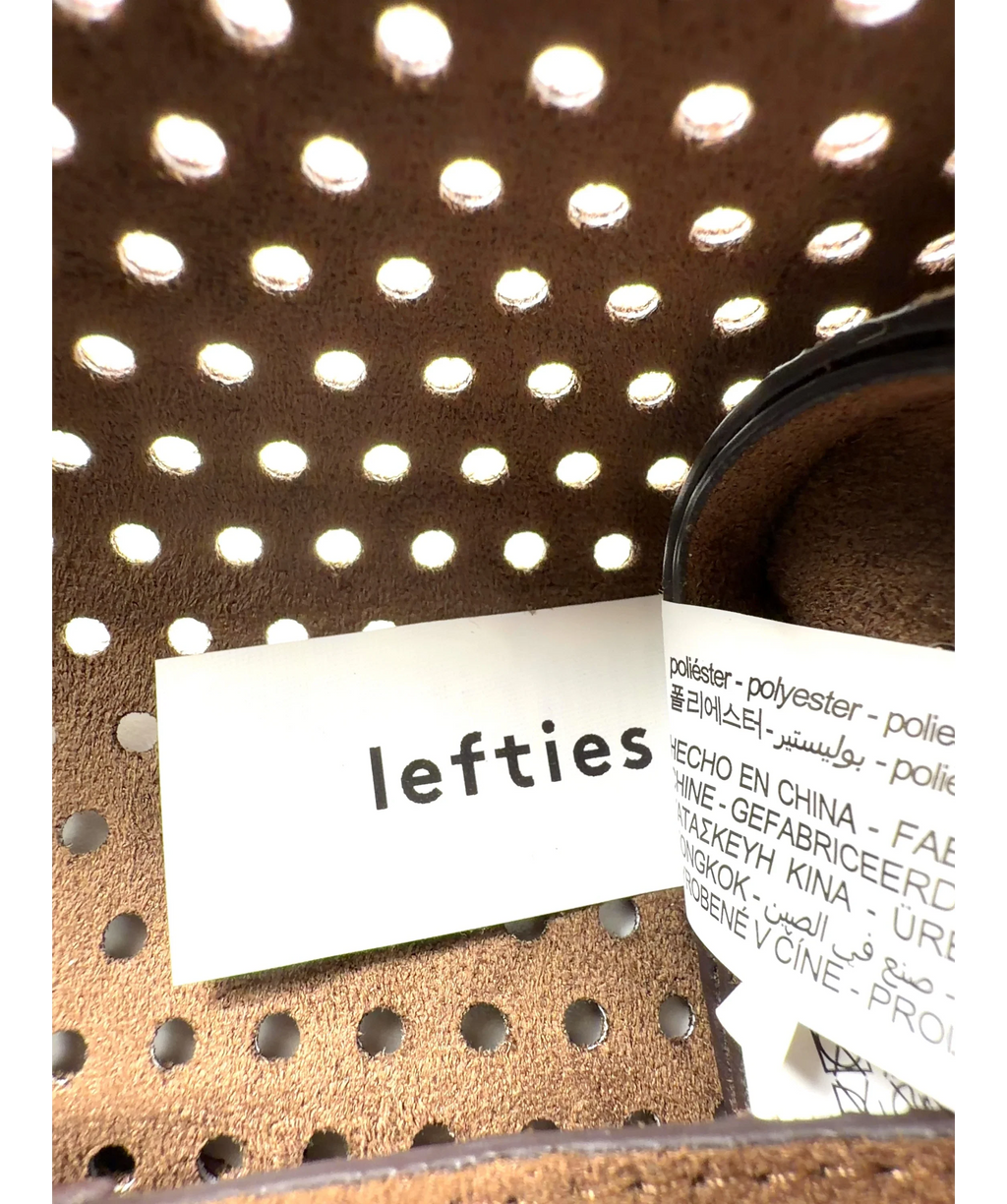 Lefties Brown Colour — label