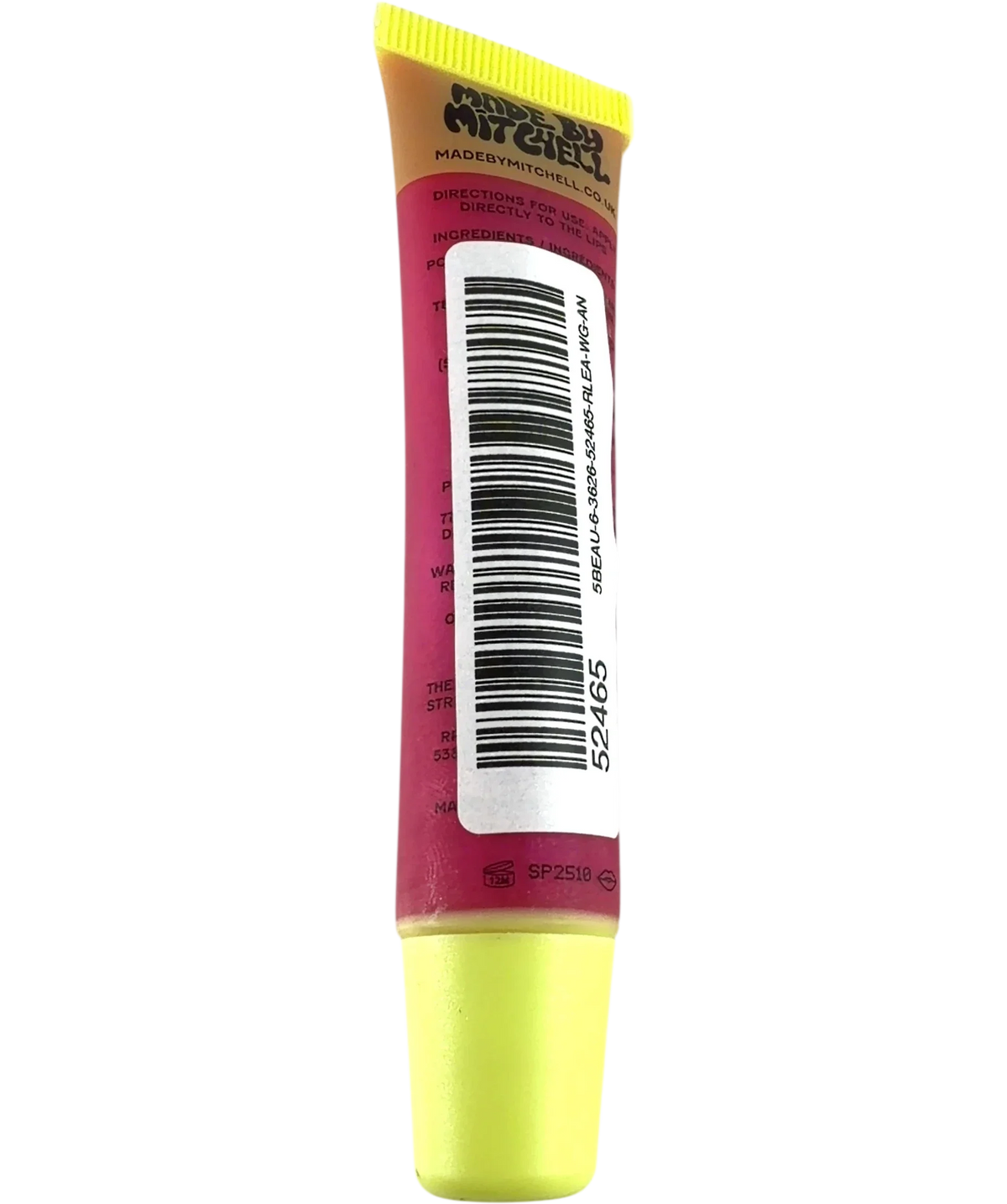 Made By Mitchell cupcake Bare Sparkles Lip Oil, size 15ml — back