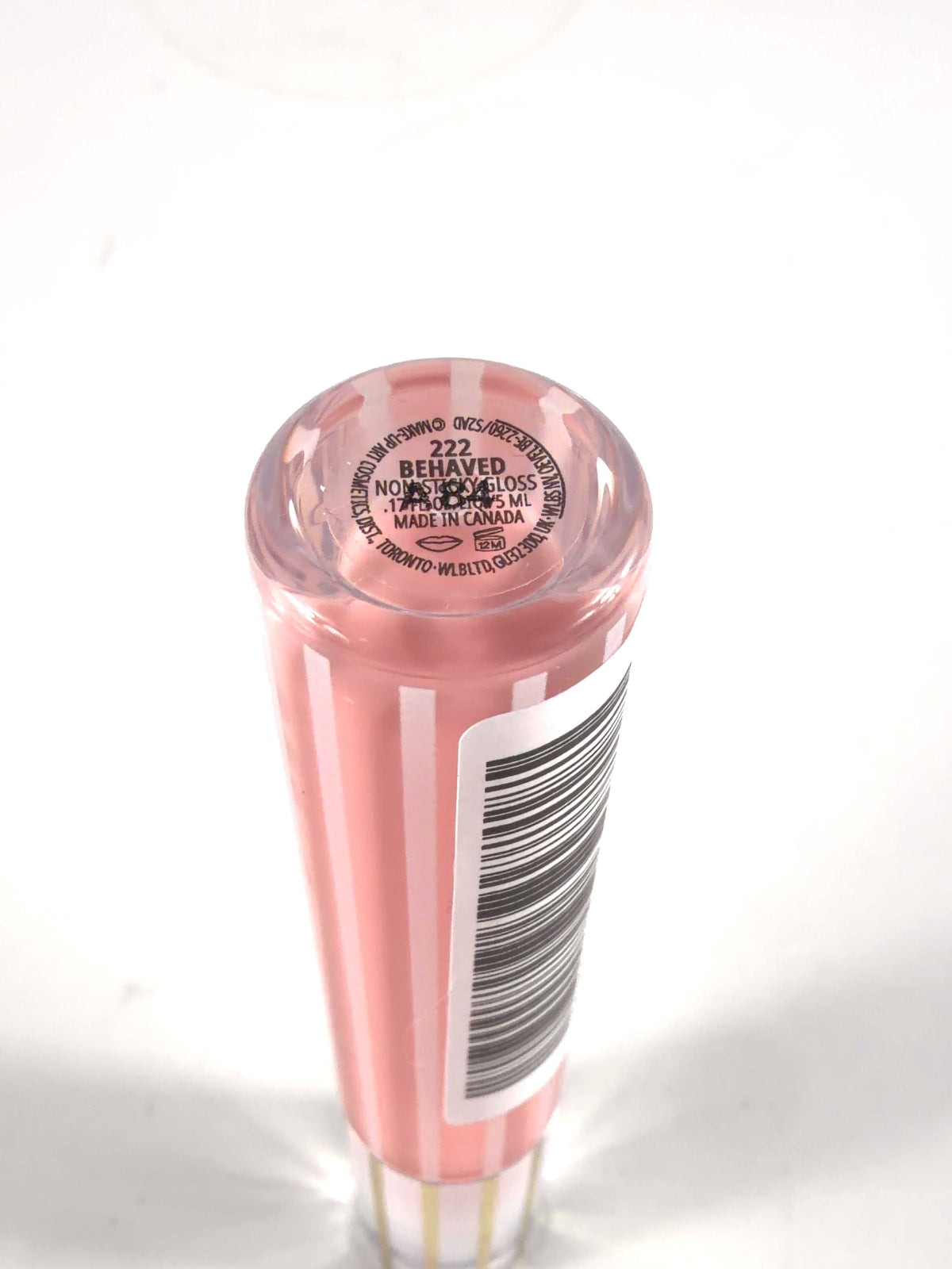 MAC 222 Behaved Lipglass Air, size 5ml — detail