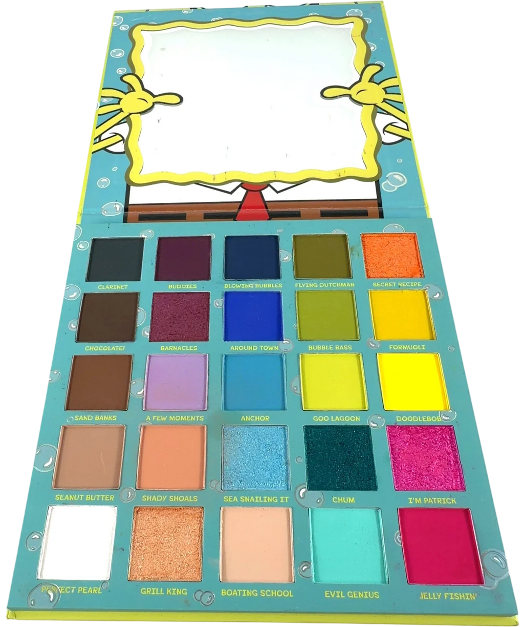 Made By Mitchell Spongebob SpongeBob SquarePants Eye Eye Captain Eyeshadow Palette, size 25x3g — back