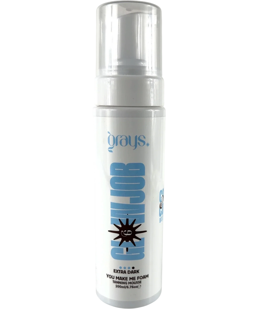 Grays Extra dark Glowjob You Make Me Foam Tanning Mousse, size 200ml — front