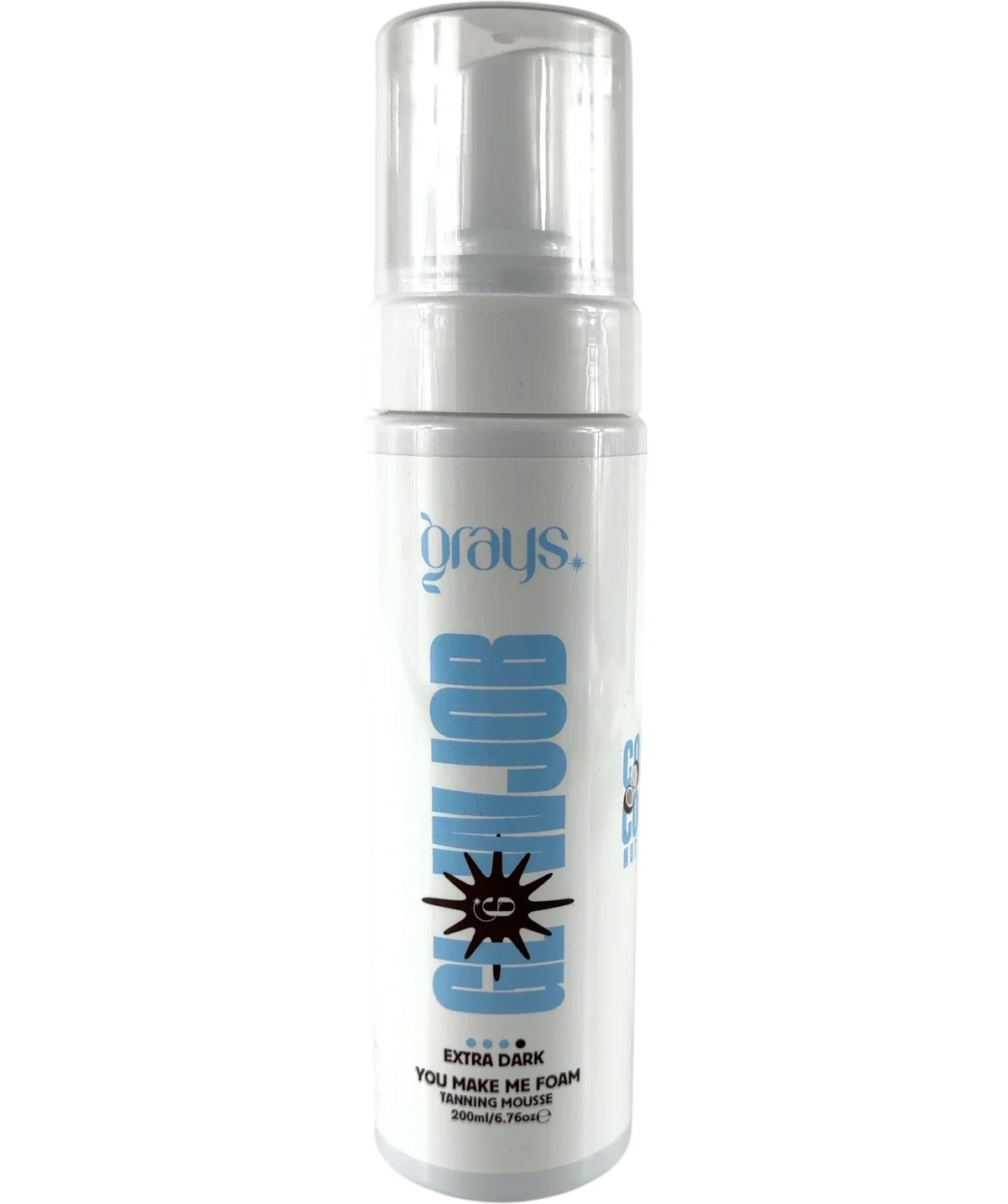 Grays Extra dark Glowjob You Make Me Foam Tanning Mousse, size 200ml — front
