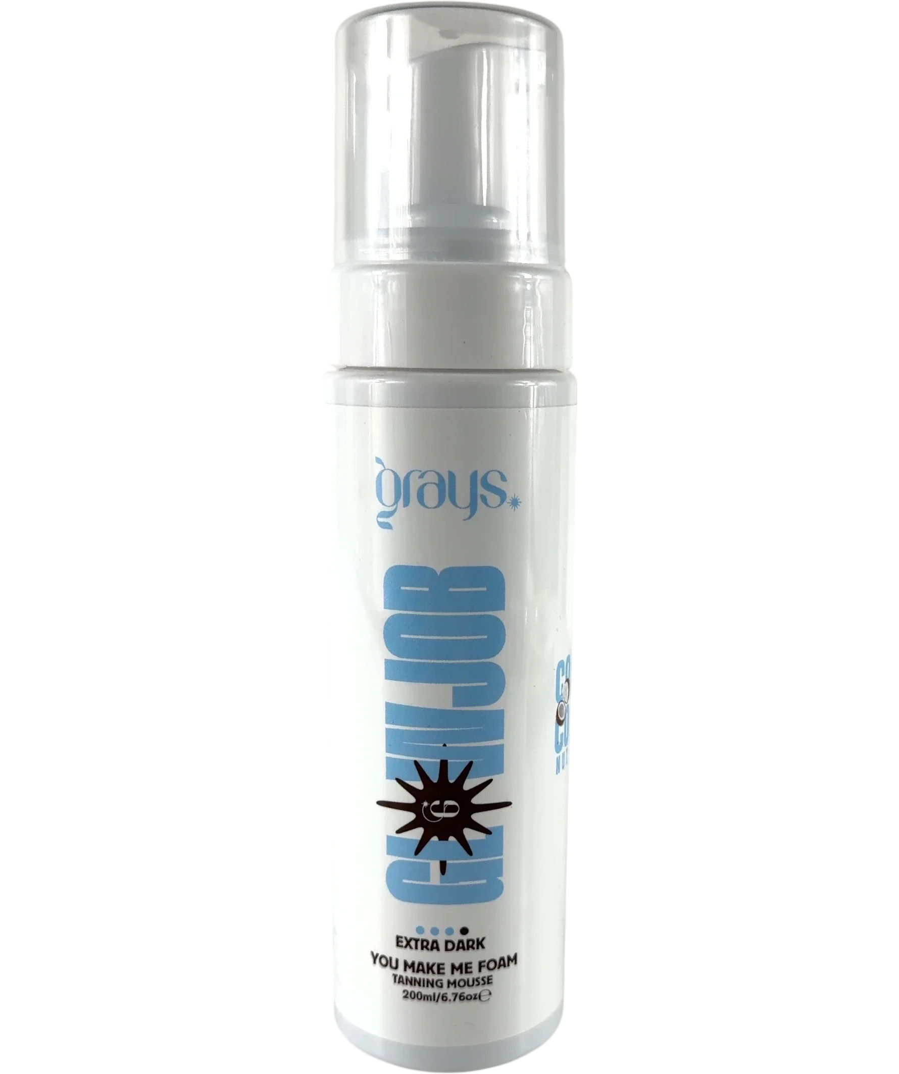 Grays Extra dark Glowjob You Make Me Foam Tanning Mousse, size 200ml — front