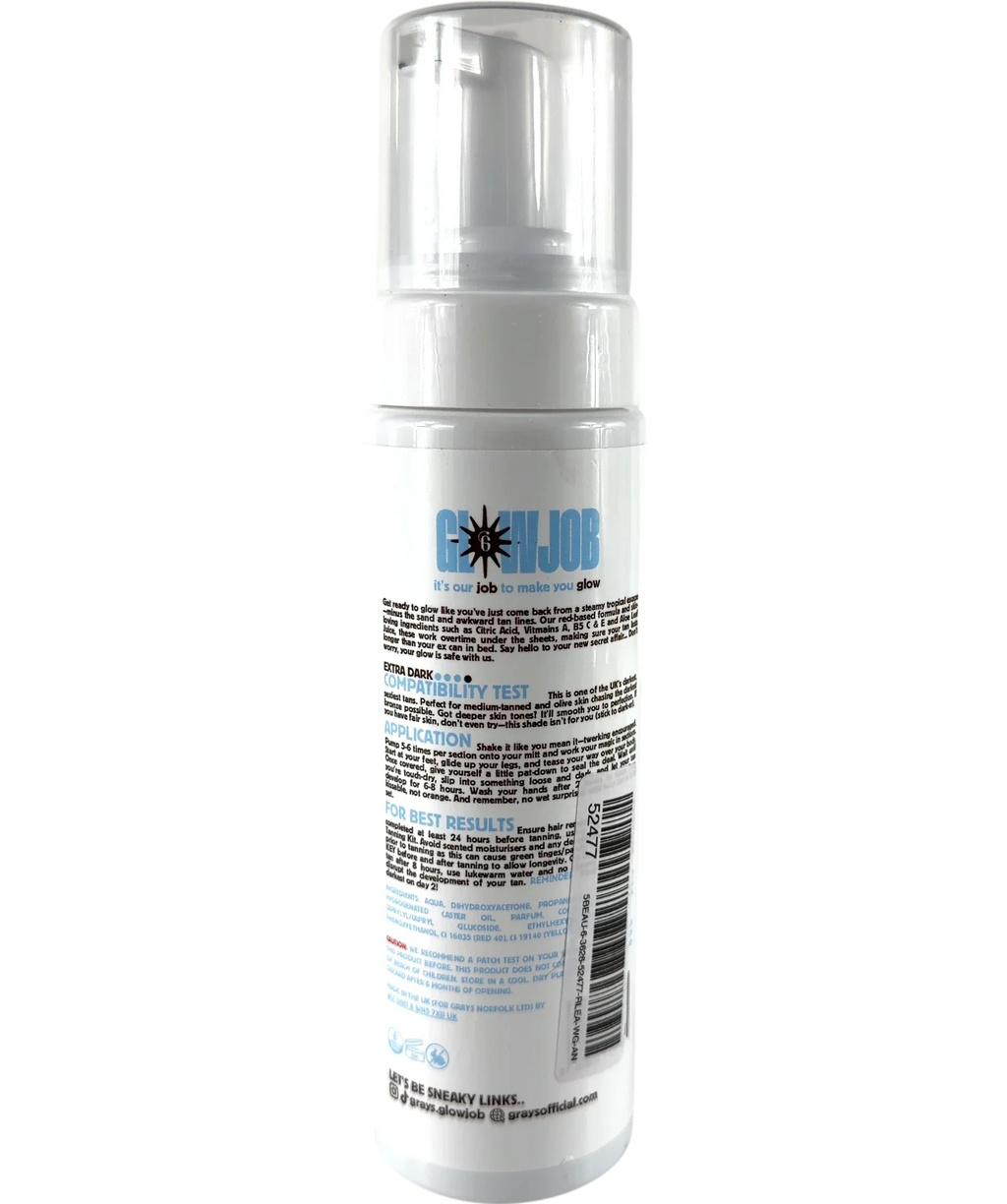 Grays Extra dark Glowjob You Make Me Foam Tanning Mousse, size 200ml — back