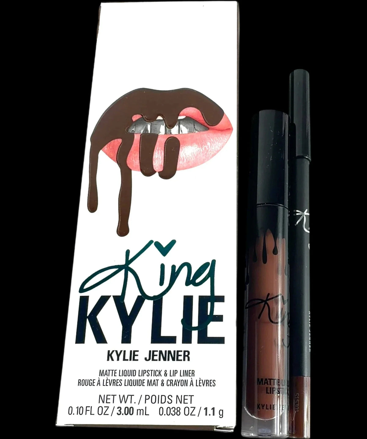 Kylie By Kylie Jenner true brown Kylie Cosmetics King Kylie Matte Lip Kit 3.0ml & 1.1g, size 3ml — detail