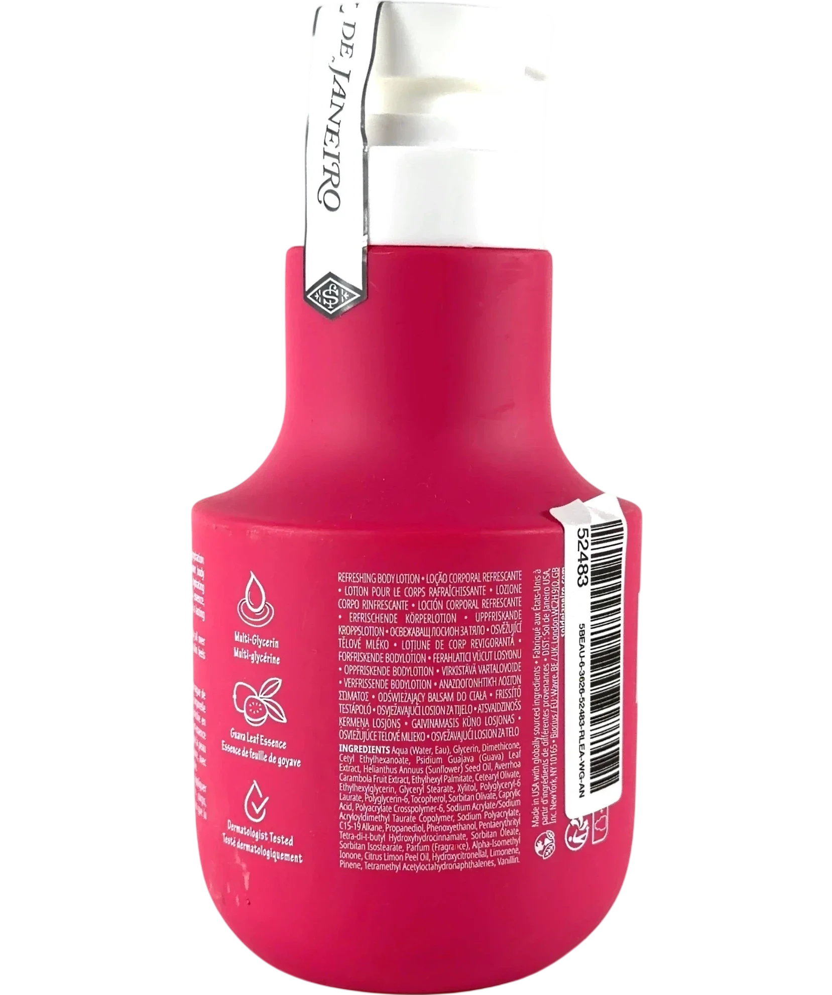 Sol de Janeiro Body Badalada Skin Refresh Water Lotion, size 400ml — back