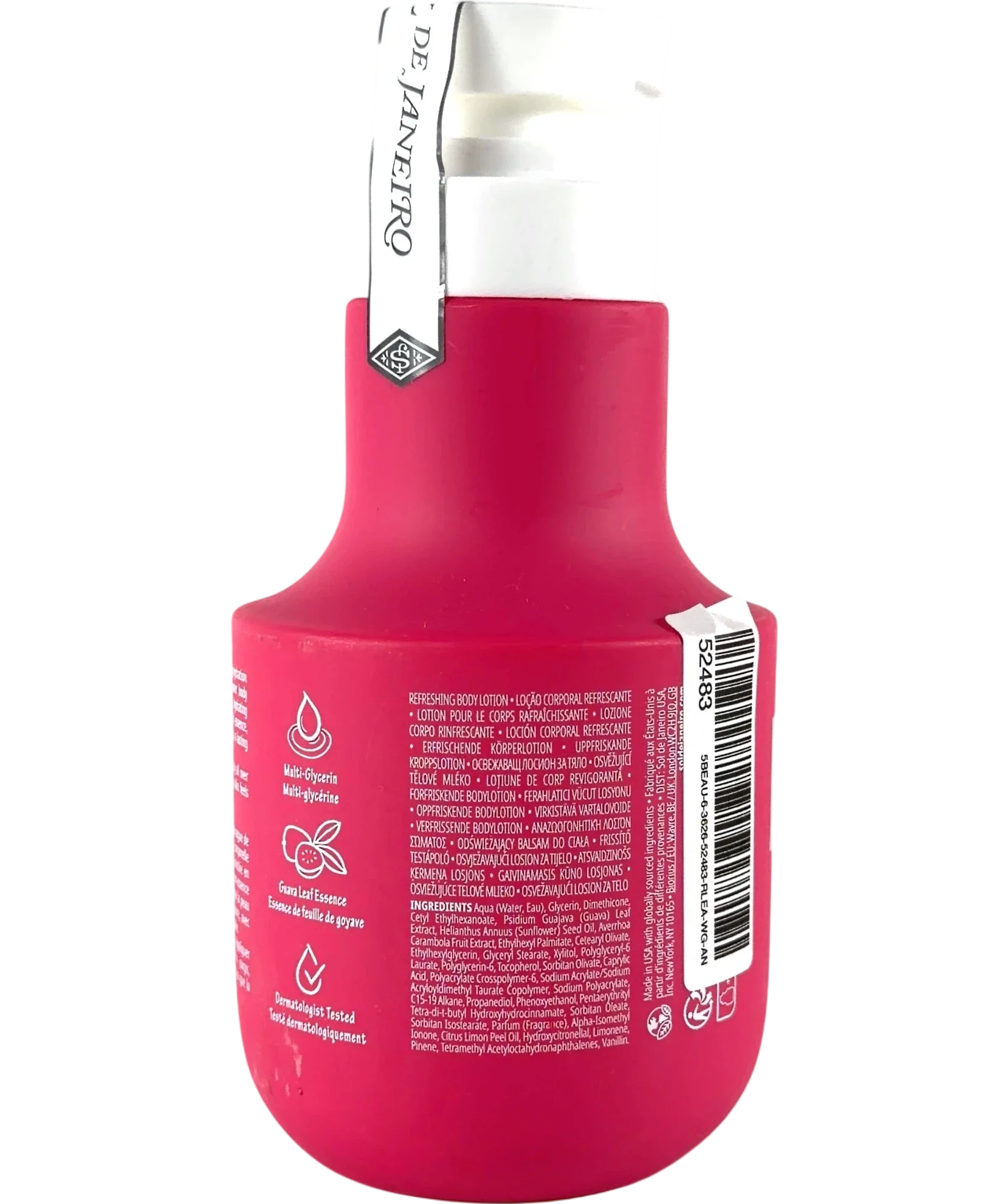 Sol de Janeiro Body Badalada Skin Refresh Water Lotion, size 400ml — back