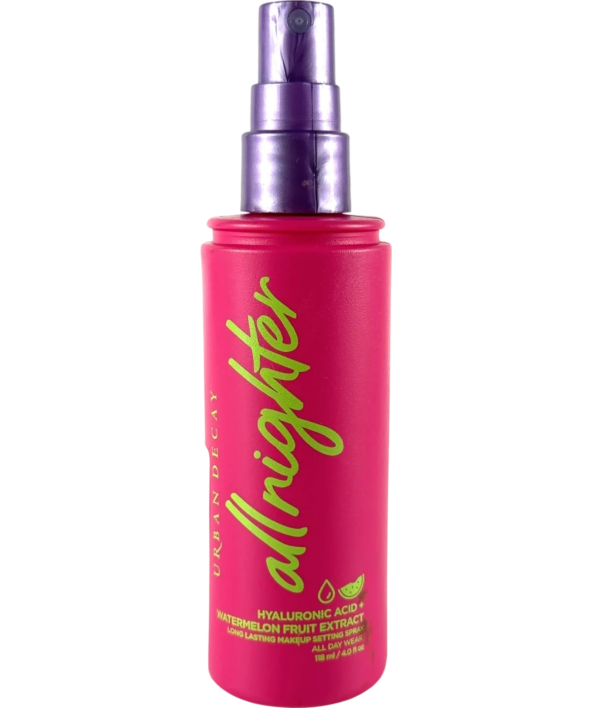 Urban Decay All Nighter Hyaluronic Watermelon Setting Spray, size 118ml — front