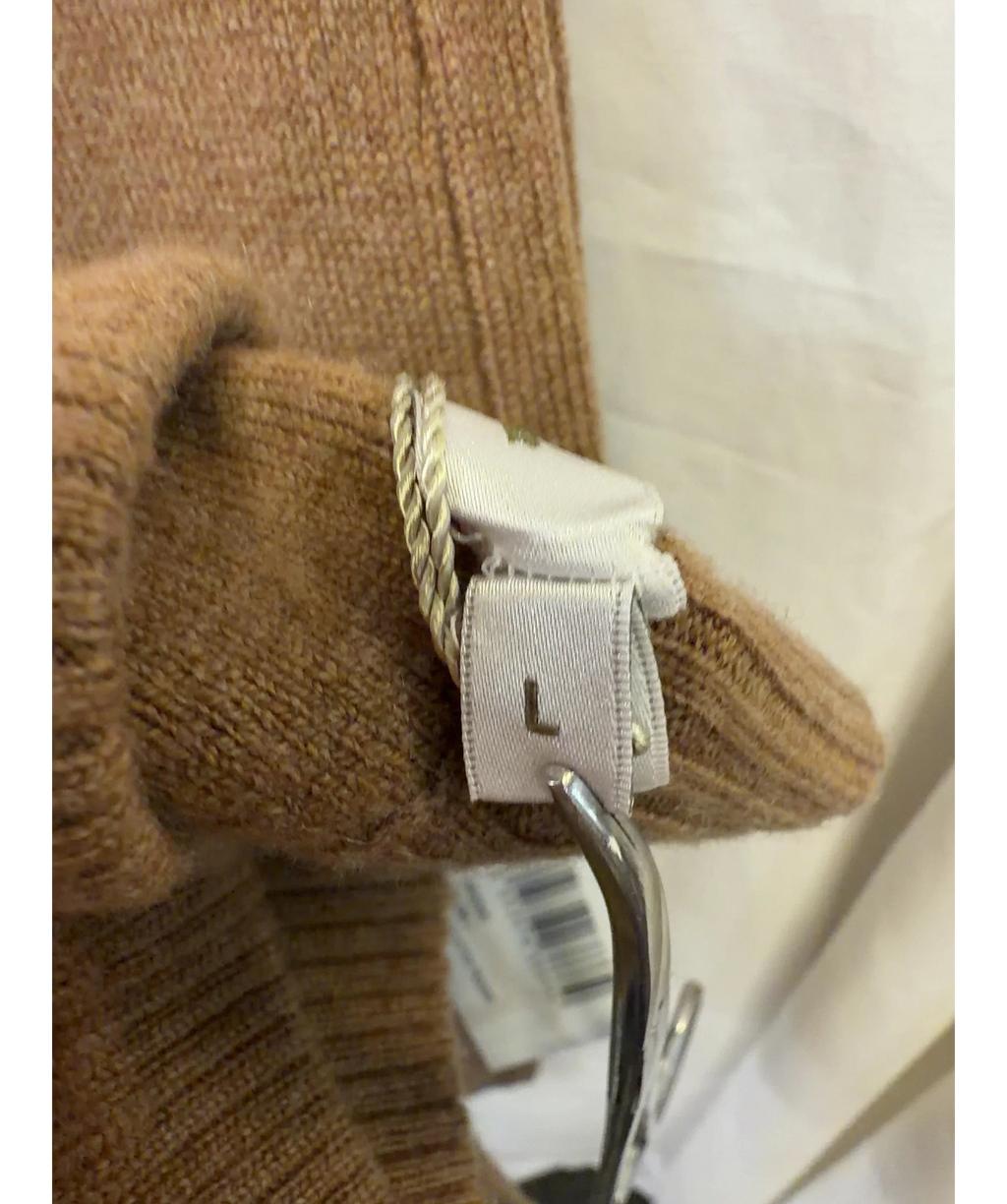 Heidi Klein camel Zermatt Milano Stitch Trousers, size UK L — care label