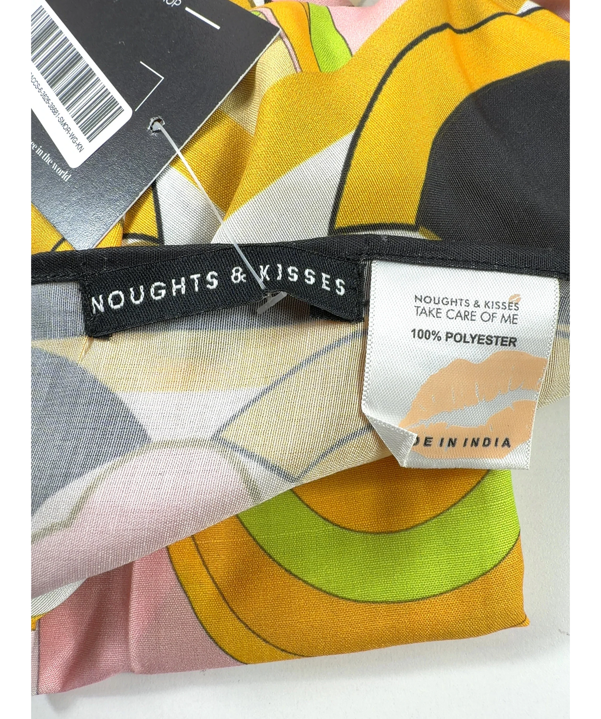Noughts & Kisses Yellow Colour — detail
