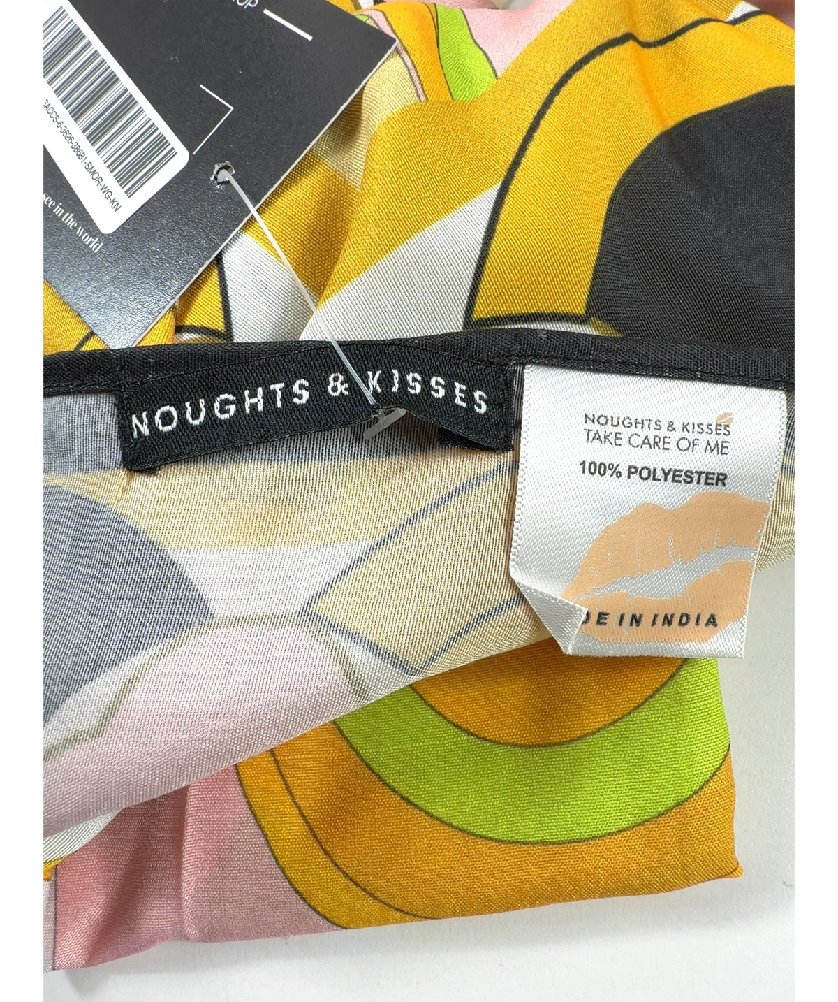 Noughts & Kisses Yellow Colour — label