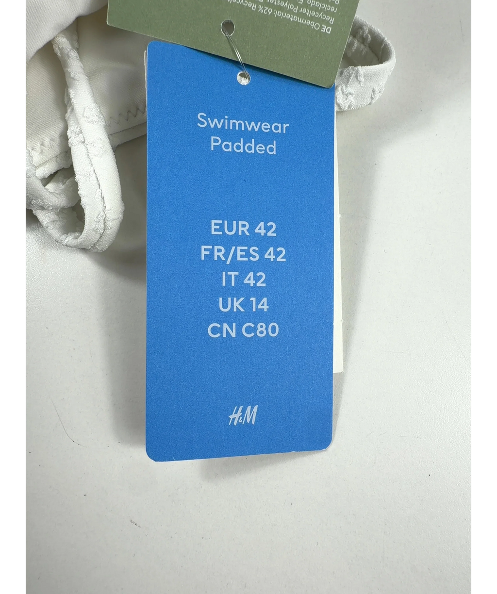 H&M White Colour, size UK 14 — detail