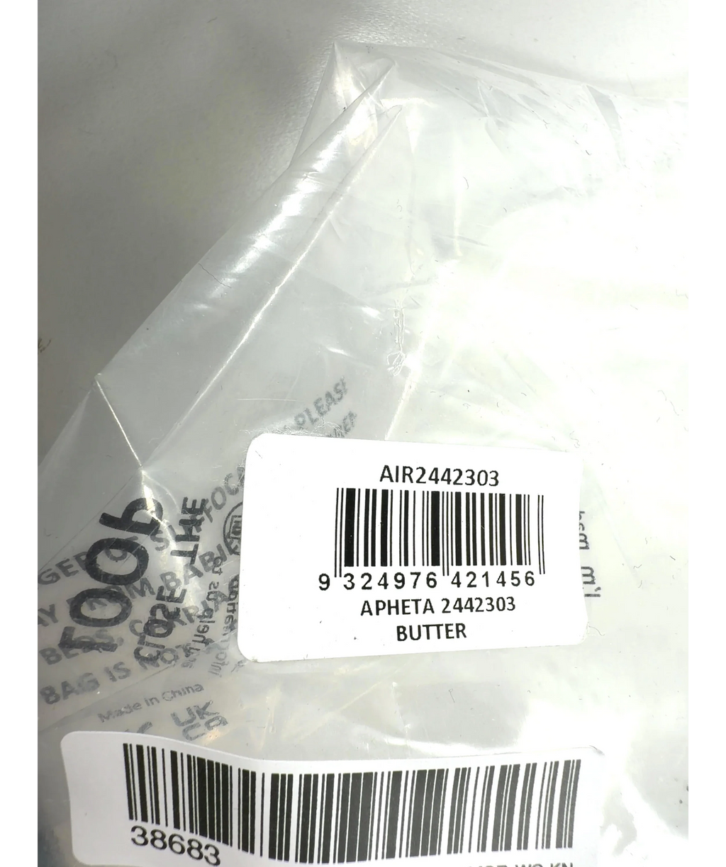 AIRE Yellow Apheta — care label