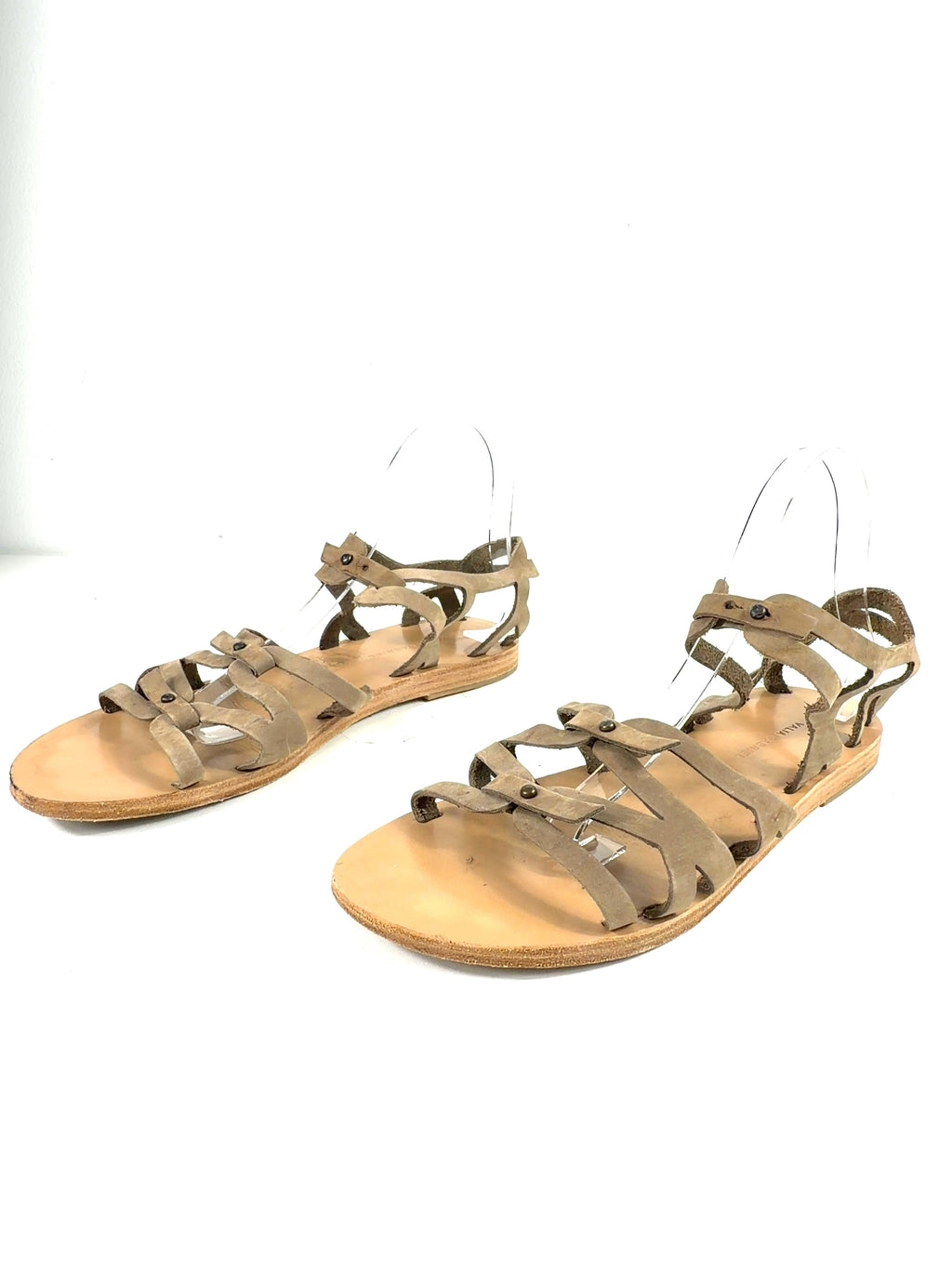 Ancient Greek Sandals Beige Colour, size UK 8 EU 41 👠 — label