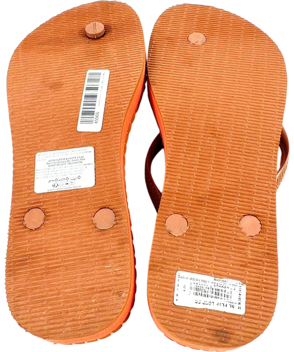 Havaianas Orange Slim Flatform Loop, size UK 8 EU 41 👠 — additional view